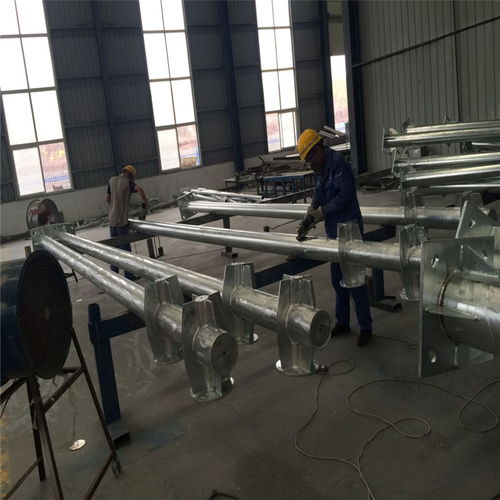 樂(lè)山市沐川縣t型八角邊立桿斑馬線行人禮讓系統(tǒng)l桿6.5 12米包運(yùn)輸包卸貨